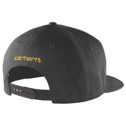 Carhartt Firm Duck Flat Brim Cap - Black