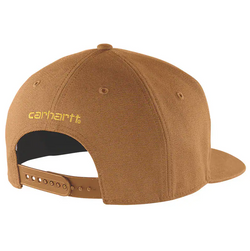 Carhartt Firm Duck Flat Brim Cap - Carhartt Brown