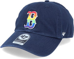 Boston Red Sox Pride Clean Up Navy/Rainbow Adjustable - 47 Brand