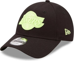 New Era LA Lakers Neon Logo Black 9FORTY Cap