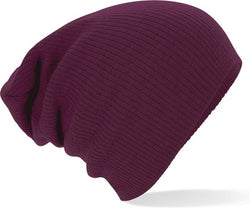 Beechfield Slouch Beanie Burgundy