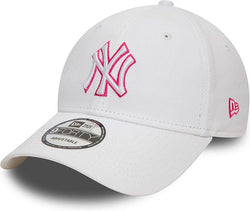 New Era New York Yankees Team Outline White 9FORTY Adjustable Cap