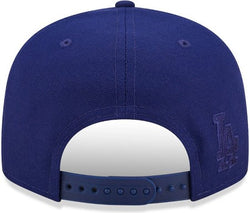 LA Dodgers Typo Patch Blue 9FIFTY Snapback Cap