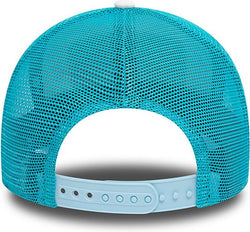 New Era Summer Mykonos Pastel Blue A-Frame Trucker Cap