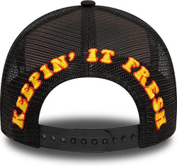 New Era Keepin It Fresh Patch Orange A-Frame Trucker Cap