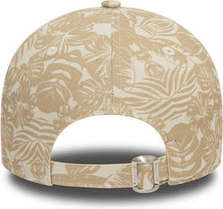 New Era LA Dodgers MLB Summer All Over Print Light Beige 9FORTY Adjustable Cap