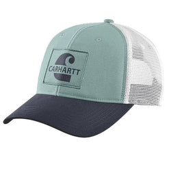 Carhartt Canvas Mesh Core Graphic Cap Blue Surf
