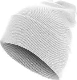 MasterDis long beanie muts wit
