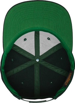 Flexfit/Yupoong - Classic Snapback - Kleur Donker Groen/Groen