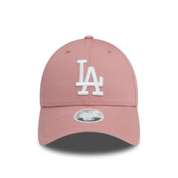 New Era LA Dodgers Womens League Essential Dark Pink 9FORTY Adjustable Cap