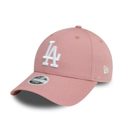 New Era LA Dodgers Womens League Essential Dark Pink 9FORTY Adjustable Cap