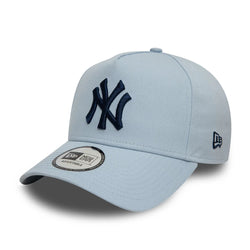 New Era New York Yankees League Essential Pastel Blue 9FORTY A-Frame Adjustable Cap