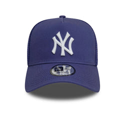New Era New York Yankees League Essential Dark Blue 9FORTY A-Frame Trucker Adjustable Cap
