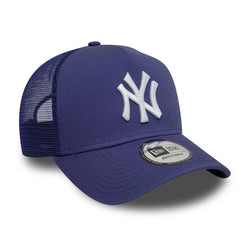 New Era New York Yankees League Essential Dark Blue 9FORTY A-Frame Trucker Adjustable Cap