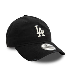 New Era LA Dodgers Distressed Black 9TWENTY Adjustable Cap