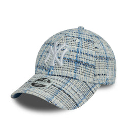 New Era New York Yankees Womens Tweed Blue 9FORTY Adjustable Cap