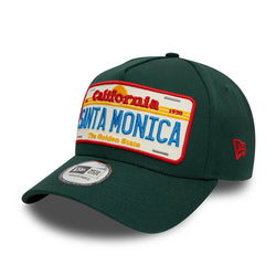 New Era New Era Santa Monica License Plate Dark Green 9FORTY A-Frame Adjustable Cap