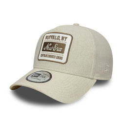New Era Patch Line Cream 9FORTY E-Frame Adjustable Cap