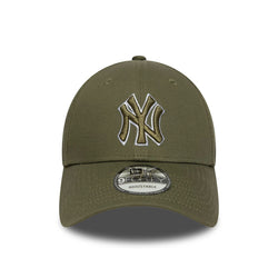 New Era New York Yankees MLB Outline Dark Green 9FORTY Adjustable Cap