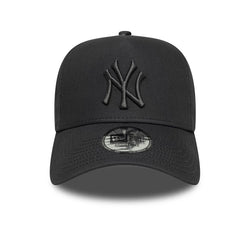 New Era New York Yankees MLB Metallic Dark Grey 9FORTY E-Frame Adjustable Cap