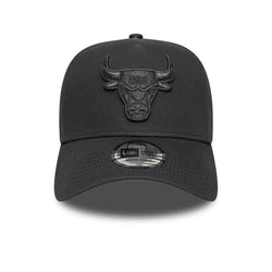 New Era Chicago Bulls NBA Metallic Dark Grey 9FORTY E-Frame Adjustable Cap