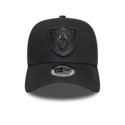 New Era Las Vegas Raiders NFL Metallic Dark Grey 9FORTY E-Frame Adjustable Cap