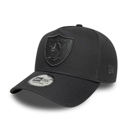 New Era Las Vegas Raiders NFL Metallic Dark Grey 9FORTY E-Frame Adjustable Cap