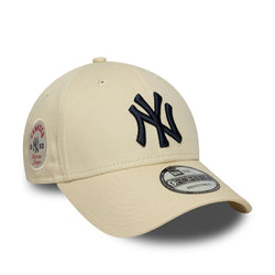 New Era New York Yankees MLB Side Patch Cream 9FORTY Adjustable Cap