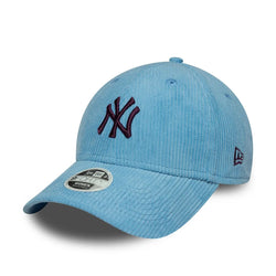 New Era New York Yankees Womens MLB Cord Pastel Blue 9FORTY Adjustable Cap
