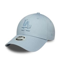 New Era LA Dodgers Womens MLB Metallic Logo Pastel Blue 9FORTY Pet