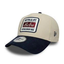New Era Patch Suede Cream 9FORTY E-Frame Cap