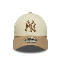 New Era New York Yankees MLB Colour Block Cream 9FORTY Cap