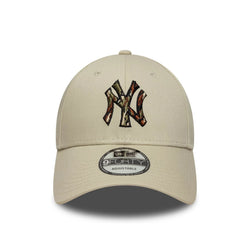 New Era New York Yankees MLB Outline Camo Cream 9FORTY Cap