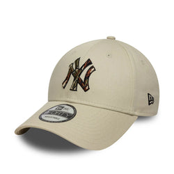 New Era New York Yankees MLB Outline Camo Cream 9FORTY Cap