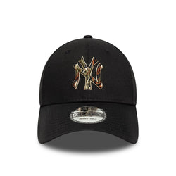 New Era New York Yankees MLB Outline Camo Black 9FORTY Cap