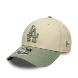 New Era LA Dodgers MLB Side Script Cream 9FORTY M-Crown Cap