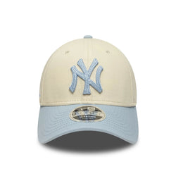 New Era New York Yankees MLB Side Script Cream 9FORTY M-Crown Cap