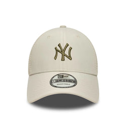 New Era New York Yankees MLB Homefield Cream 9FORTY Trucker Cap