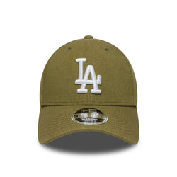 New Era LA Dodgers MLB Linen Dark Green 9FORTY M-Crown Adjustable Cap