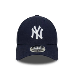 New York Yankees MLB Linen Navy 9FORTY M-Crown Adjustable Cap