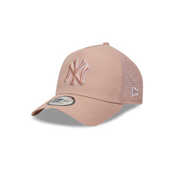 New Era New York Yankees MLB Team Outline 9FORTY E-Frame Trucker Snapback Roze