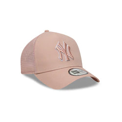New Era New York Yankees MLB Team Outline 9FORTY E-Frame Trucker Snapback Roze