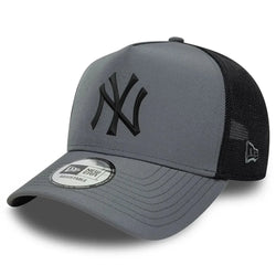 New Era NY Yankees MLB Sport Grey 9FORTY E-Frame Trucker