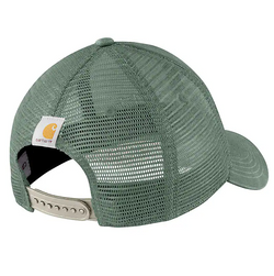 Carhartt Canvas trucker cap met grafisch logo - Groen