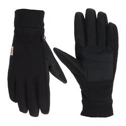 Carhartt Wind Fighter® Thermal-Lined Fleece Touch-Sensitive Knit Cuff Glove Handschoenen Black