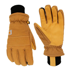 Carhartt Insulated Duck Handschoenen/Synthetic Leather Knit Cuff Glove Brown