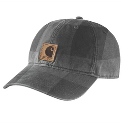 Carhartt Flannel Script Cap - Gravel
