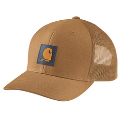Carhartt Rugged Flex™ Twill Mesh-Back Logo Patch Cap Brown