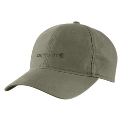Carhartt Canvas pet met geborduurde graphic - Groen