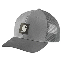 Carhartt Rugged Flex™ Twill Mesh-Back Logo Patch Cap Asphalt